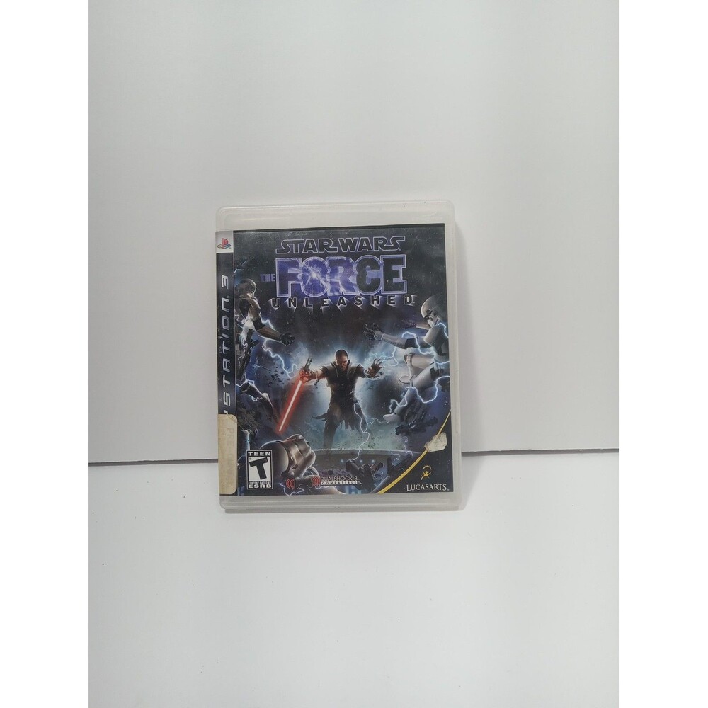 Star Wars The Force Unleashed Sony PS3 Video Game Disc & Case T Action LucasArts